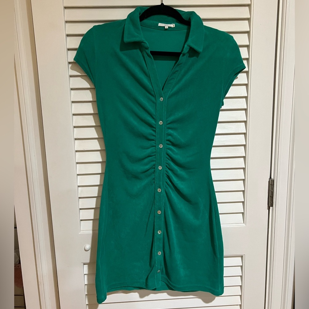 NIA Beverly Terry Botton down dress
